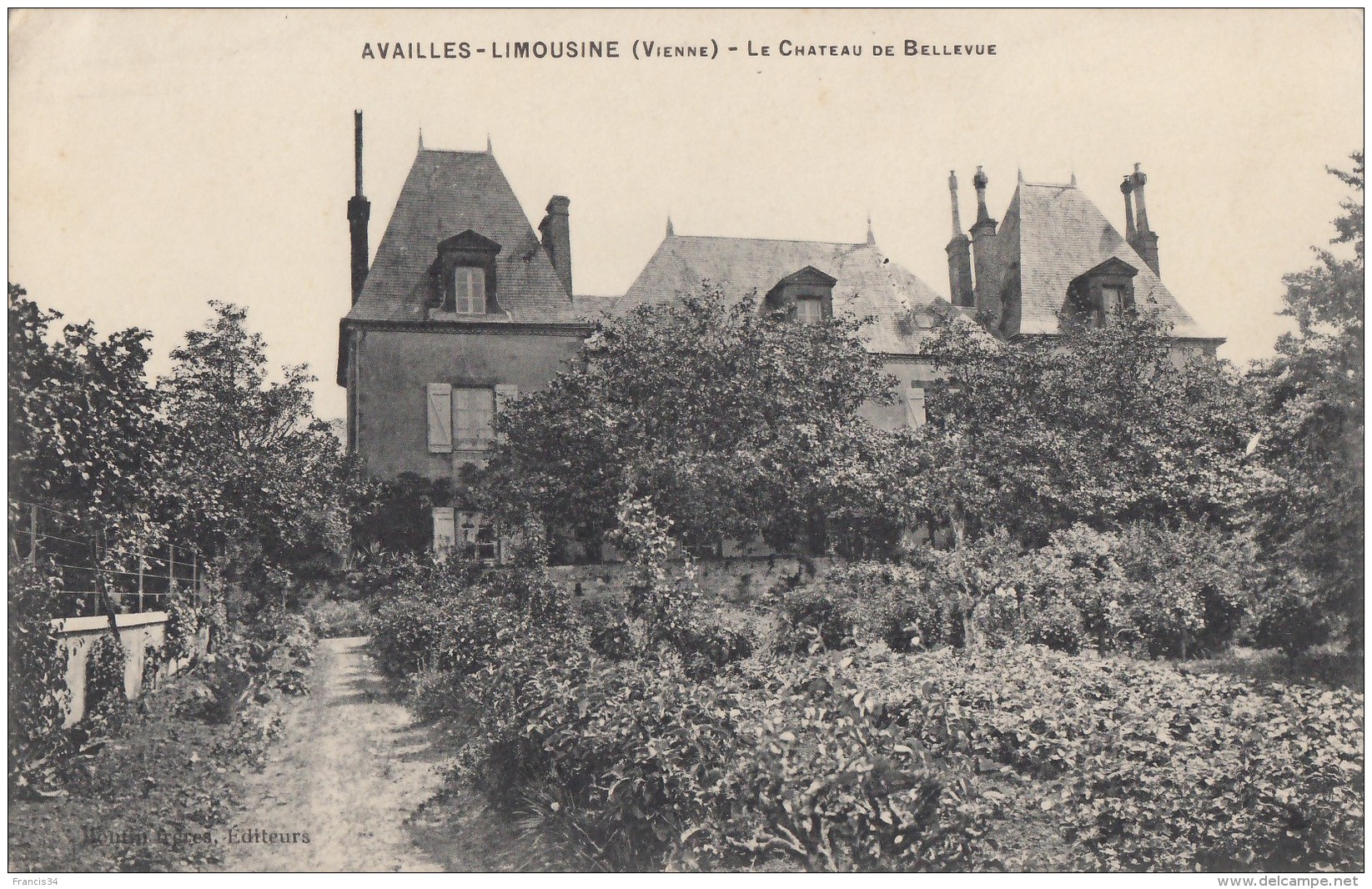 CPA - Availles Limousine - Le Château De Bellevue - Availles Limouzine