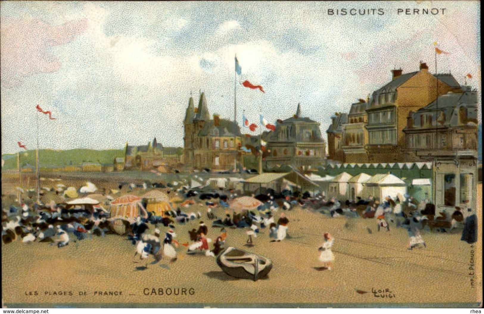 ILLUSTRATEURS - Carte Illustrée Par LOIR LUIGI - CABOURG - Biscuits Pernot - Loir