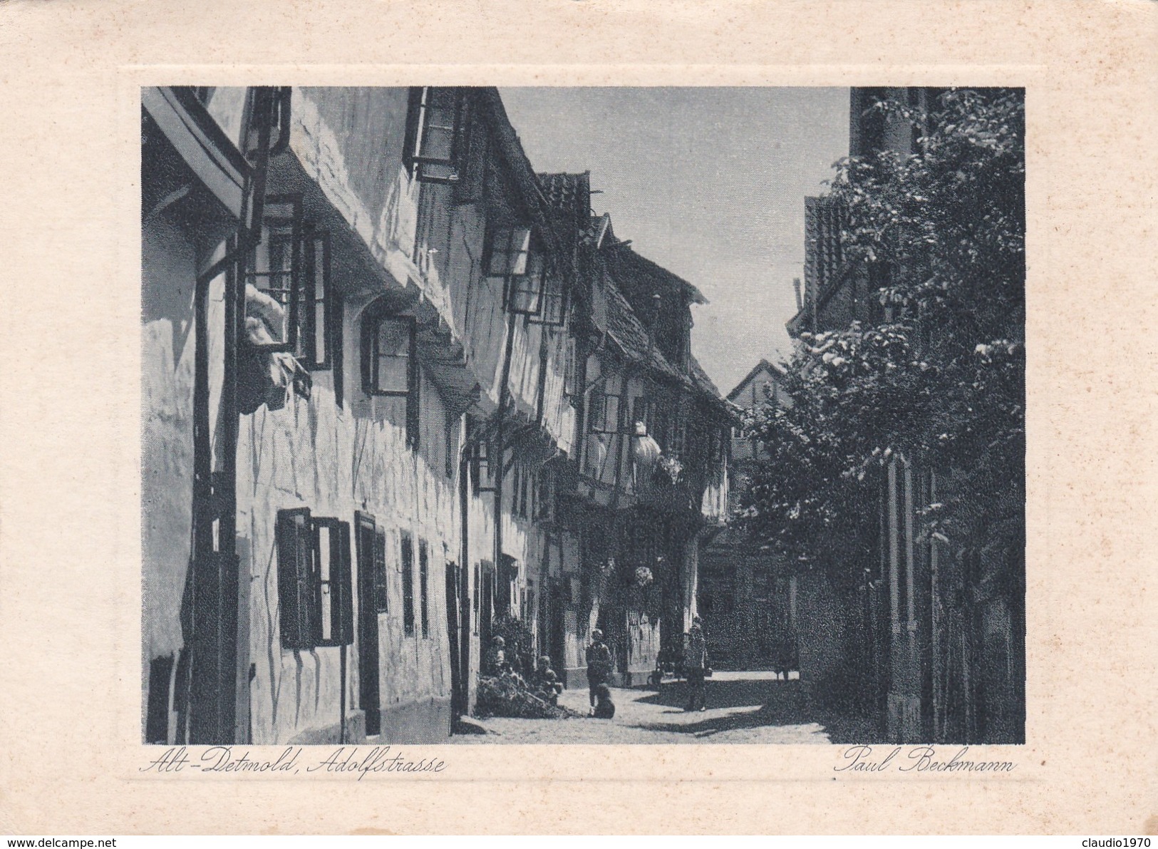 CARTOLINA - POSTCARD - GERMANIA  - DETMOLD - ADILFSTRASSE - Detmold