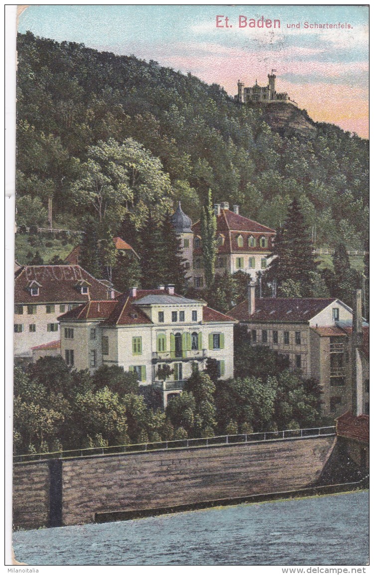 Et. Baden Und Schartenfels (2077) * 17. XI. 1907 - Baden