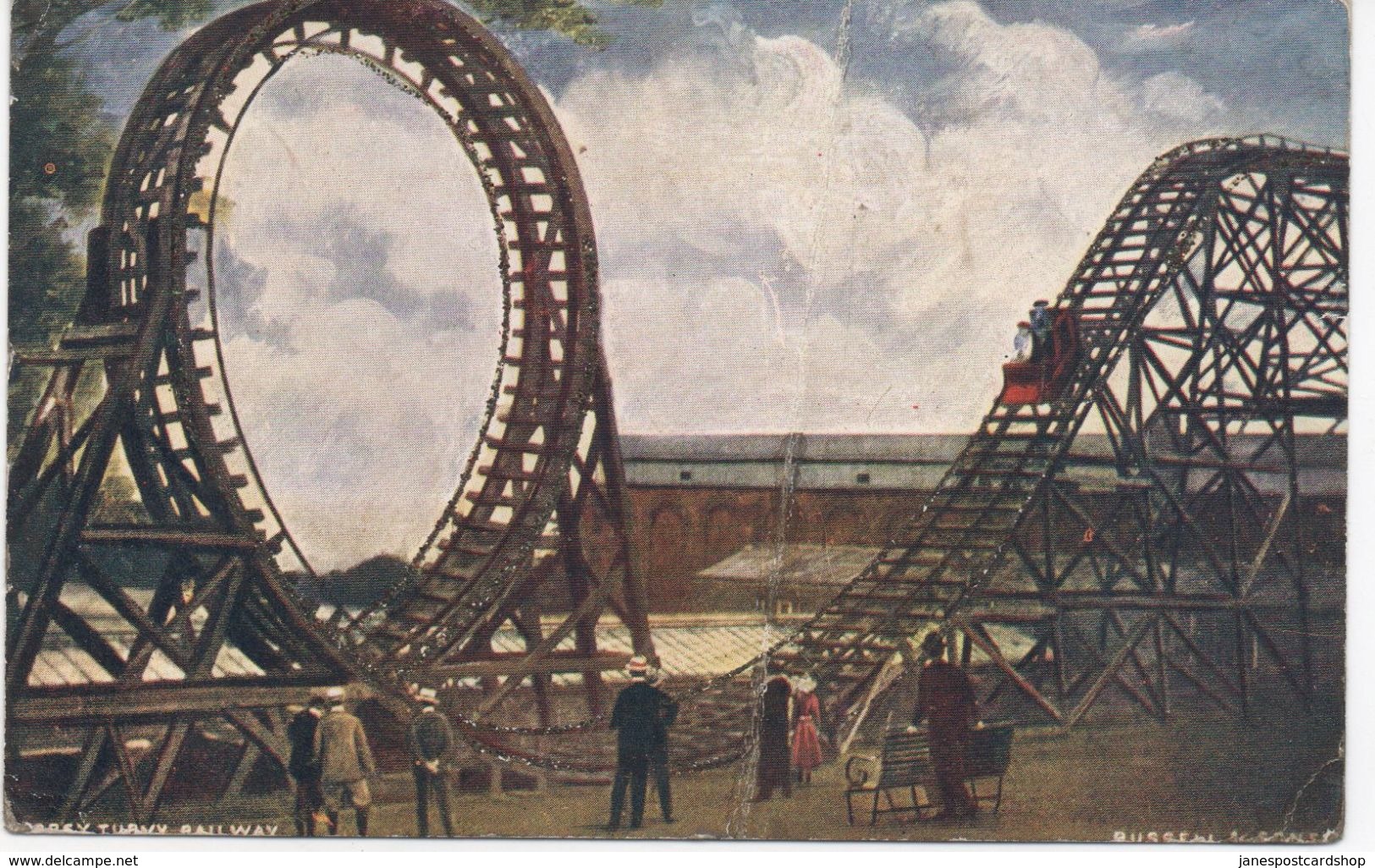 CRYSTAL PALACE FUNFAIR RIDE - ROLLER COASTER - 1906 - Autres & Non Classés