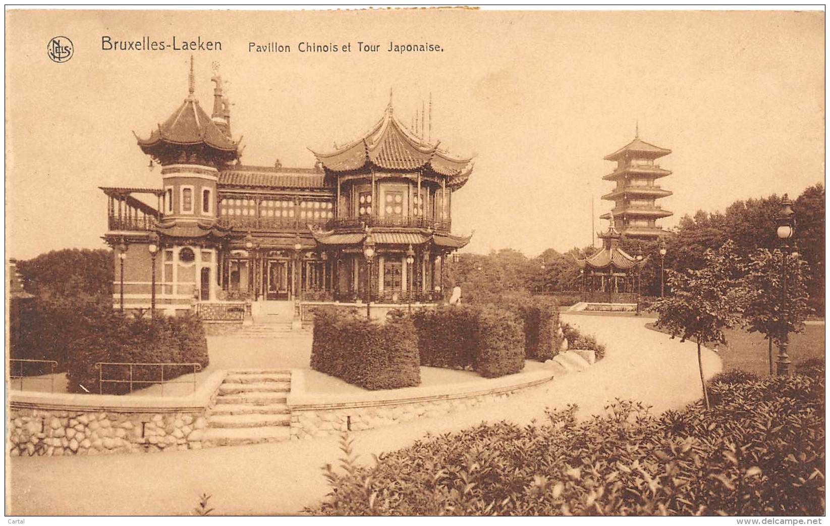 BRUXELLES-LAEKEN - Pavillon Chinois Et Tour Japonaise. - Laeken