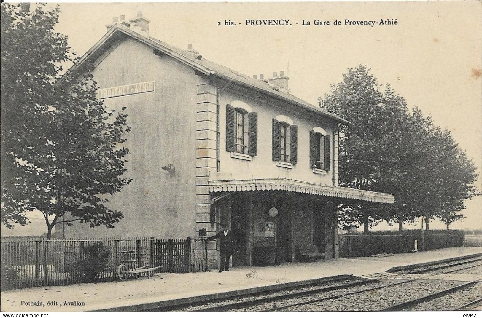 PROVENCY La Gare Provency Athié - Autres & Non Classés