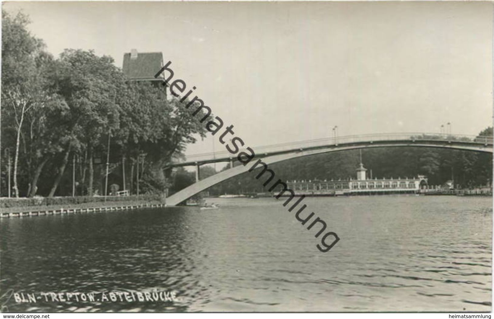 Berlin - Treptow - Die Abtei-Brücke - Foto-AK 30er Jahre - Treptow