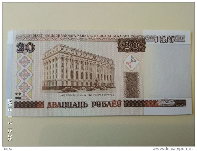 20 Rubli 2000 - Bielorussia