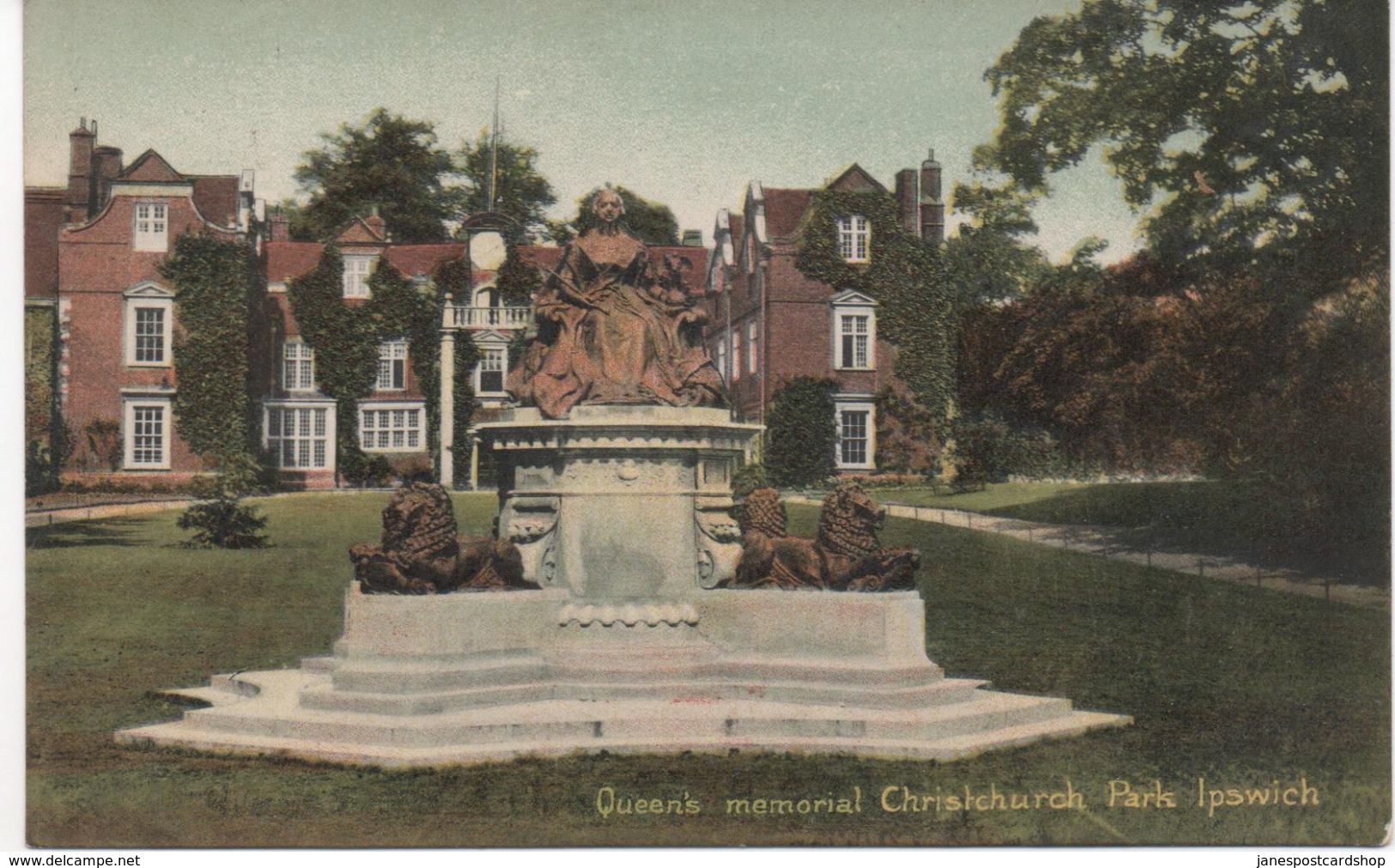 QUEEN'S MEMORIAL CHRISTCHURCH PARK -  IPSWICH - SUFFOLK - Ipswich