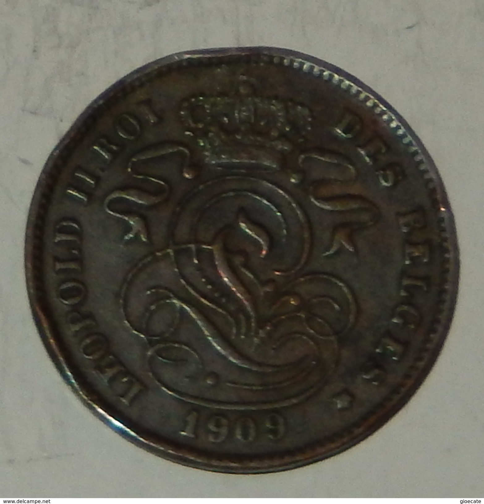 BELGIO – 2 CENT – 1909 – (94) - 2 Cent