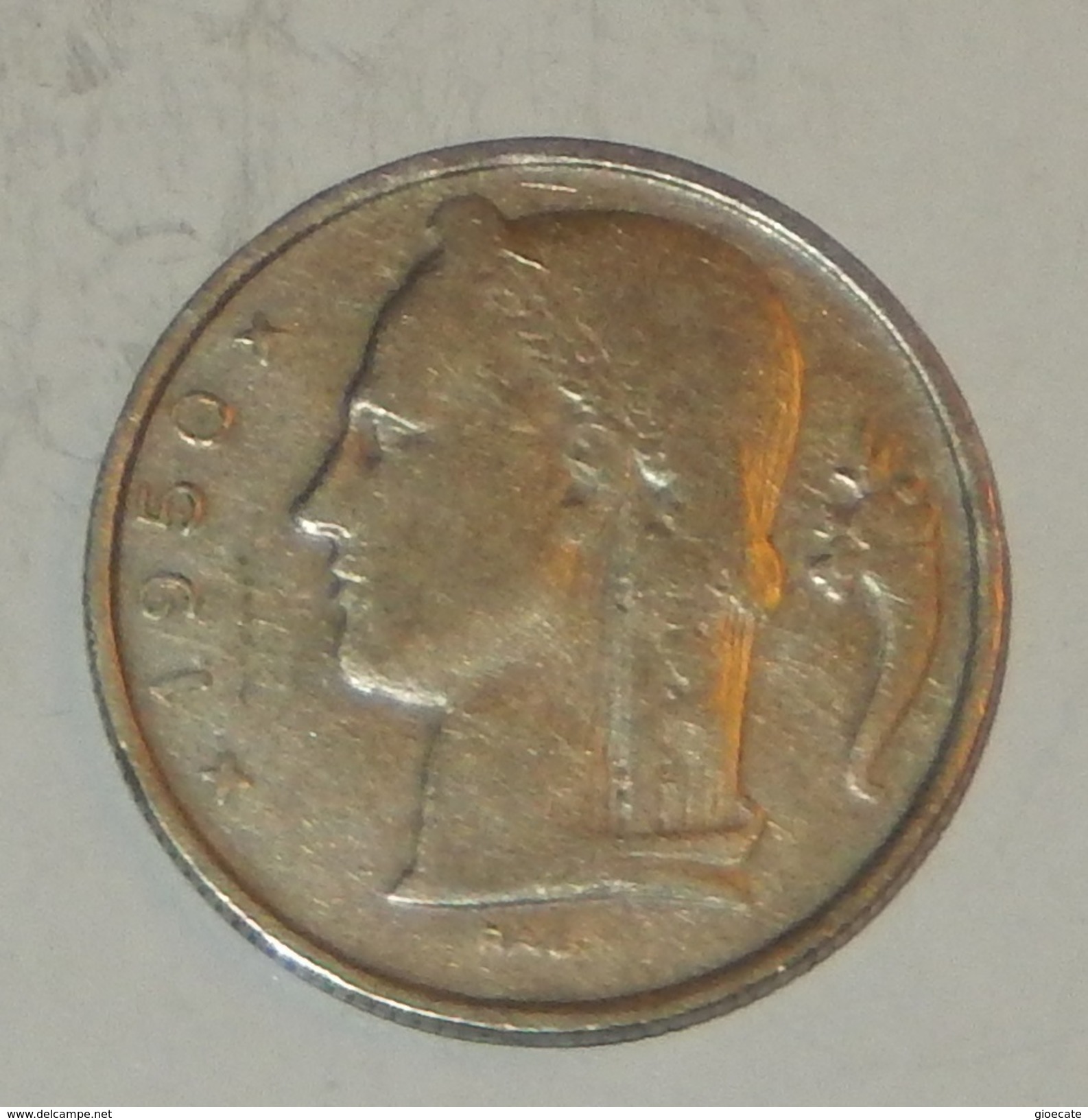 BELGIO – 5 FRANCHI – 1950 – (95) - 5 Franc