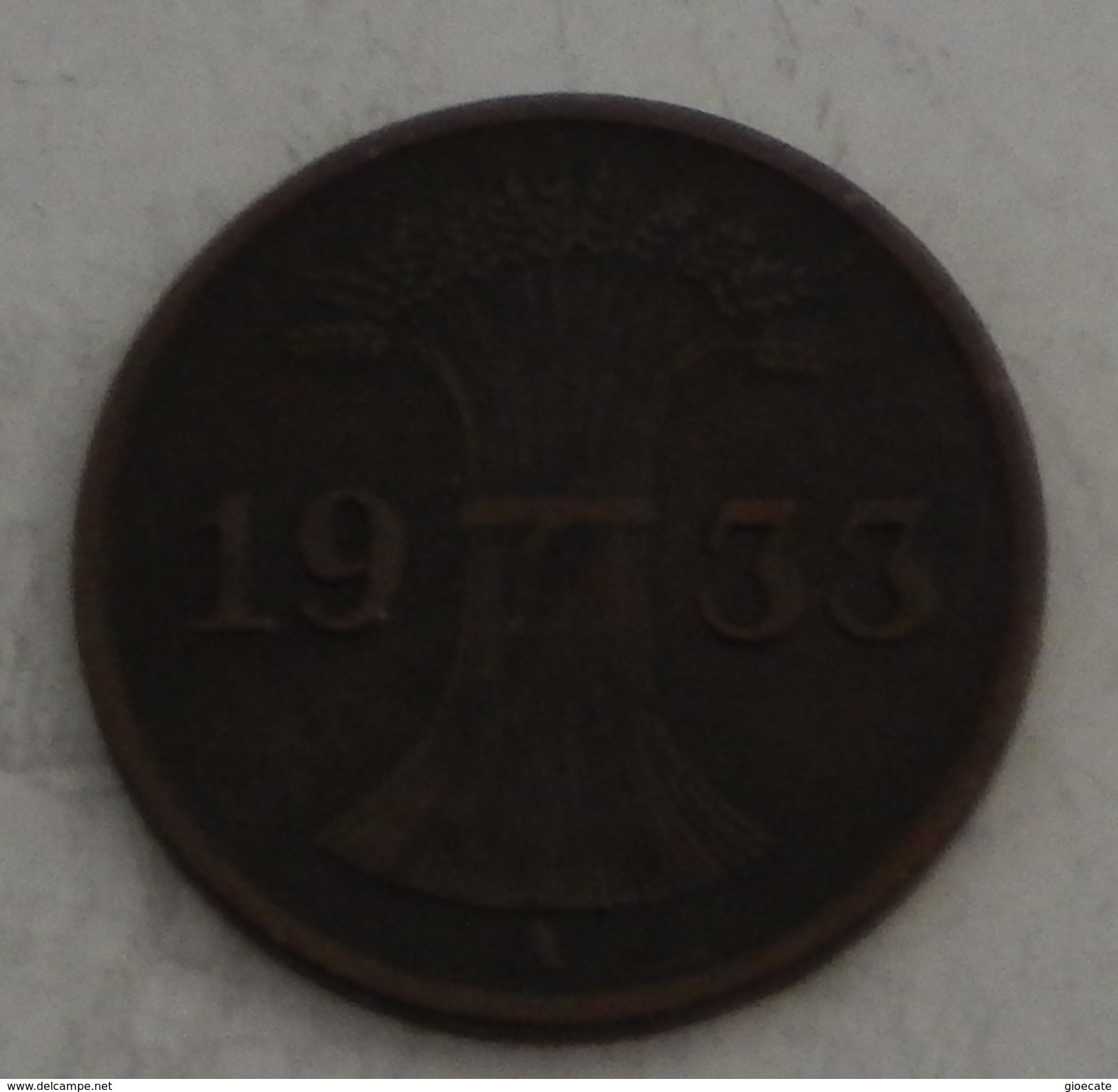 GERMANIA 1 REICHSPFENNIG – 1933 – (76) - 1 Reichspfennig