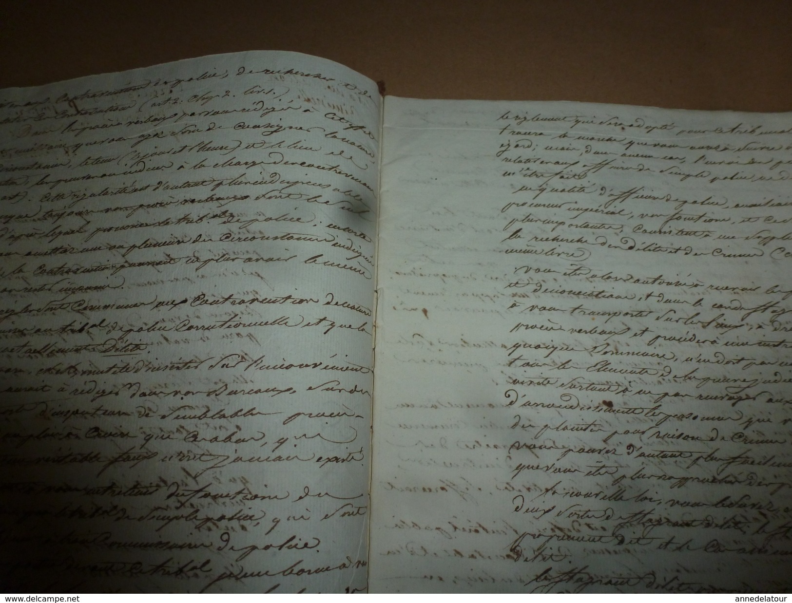 1811 CIRCULAIRE Du Procureur Impérial--->Sur Nouveau Code...En Ma Qualité D'Officier Des Galères...réfléchir De Tout,etc - Manuscrits