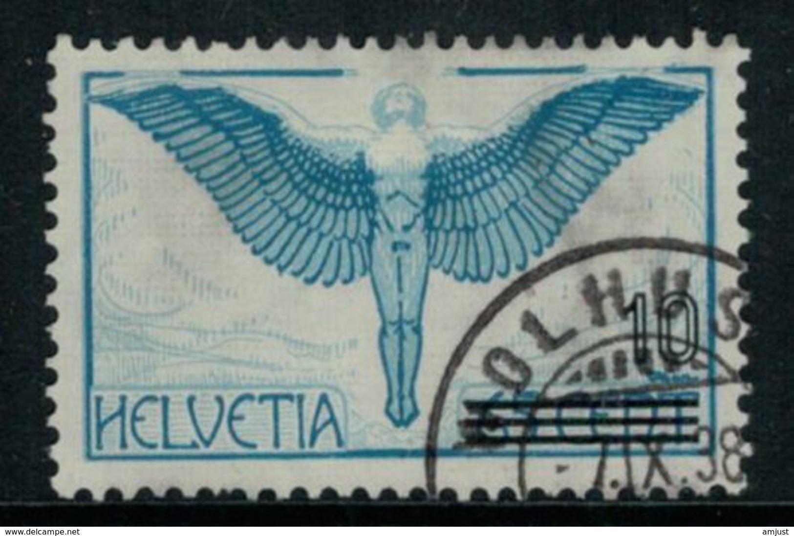 Suisse /Schweiz/Svizzera/Switzerland // Poste Aérienne //  1935/38 No.22 - Oblitérés