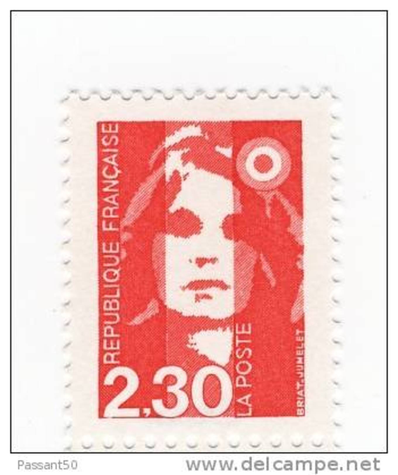 Briat 2fr30 YT 2614c Sans Phosphore . Rare , Voir Le Scan . Cote YT : 20 € , Maury N° 2623d : 18 € . - Unused Stamps