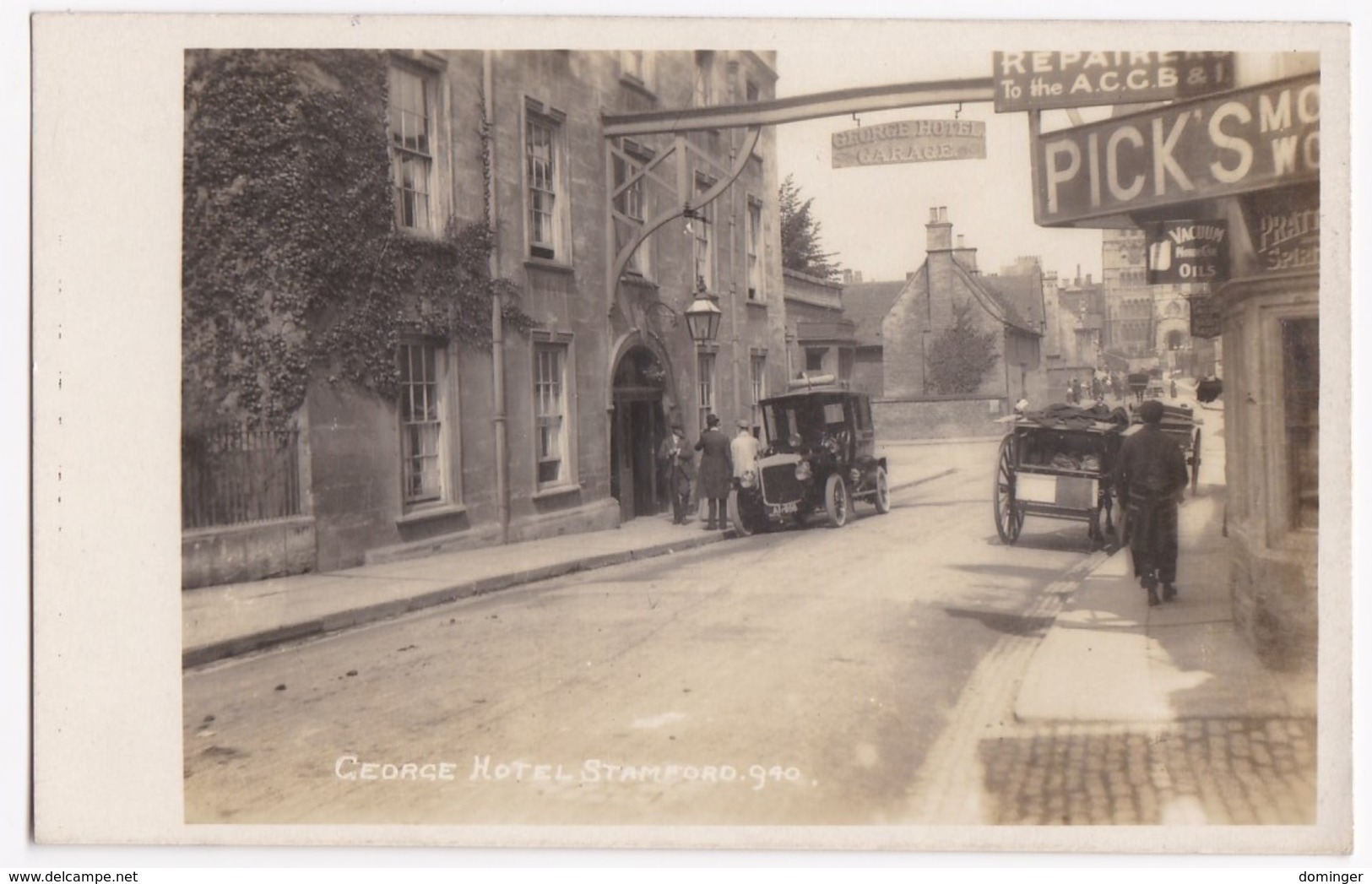 Old Postcard 1930' Stamford England - Sonstige & Ohne Zuordnung