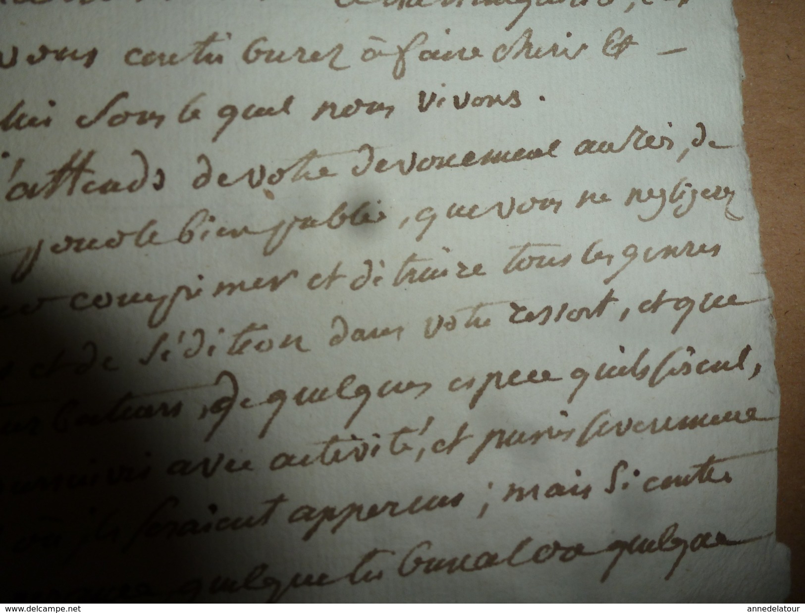 1815 Lettre de MARBOIS pour appliquer loi nouvelle sur la REPRESSION DES CRIS SEDITIEUX et PROVOCATION A LA REVOLTE,etc