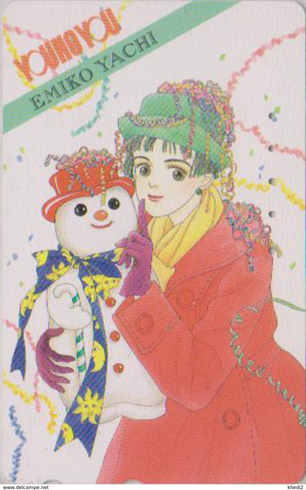 Télécarte Japon / 110-011 - MANGA - YOUNG YOU By EMIKO YACHI - ANIME Japan Phonecard - BD COMICS TK * SNOWMAN * - 9884 - BD