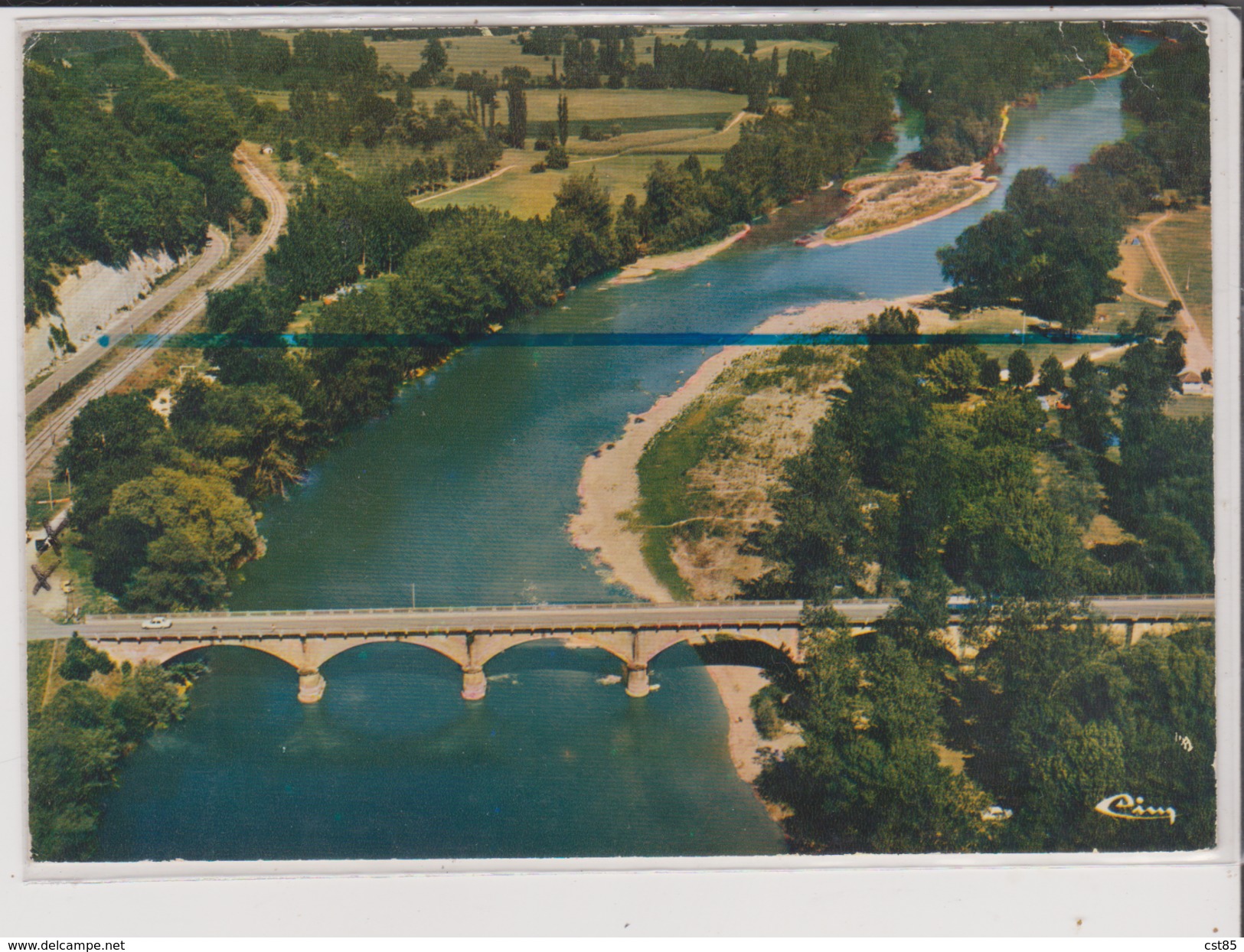 CPM - CARLUX - T SAINT JULIEN DE LAMPON - Vue Aérienne - Les Campings Au Bord De La Dordogne à ROUFFILLAC De Carlux - Autres & Non Classés