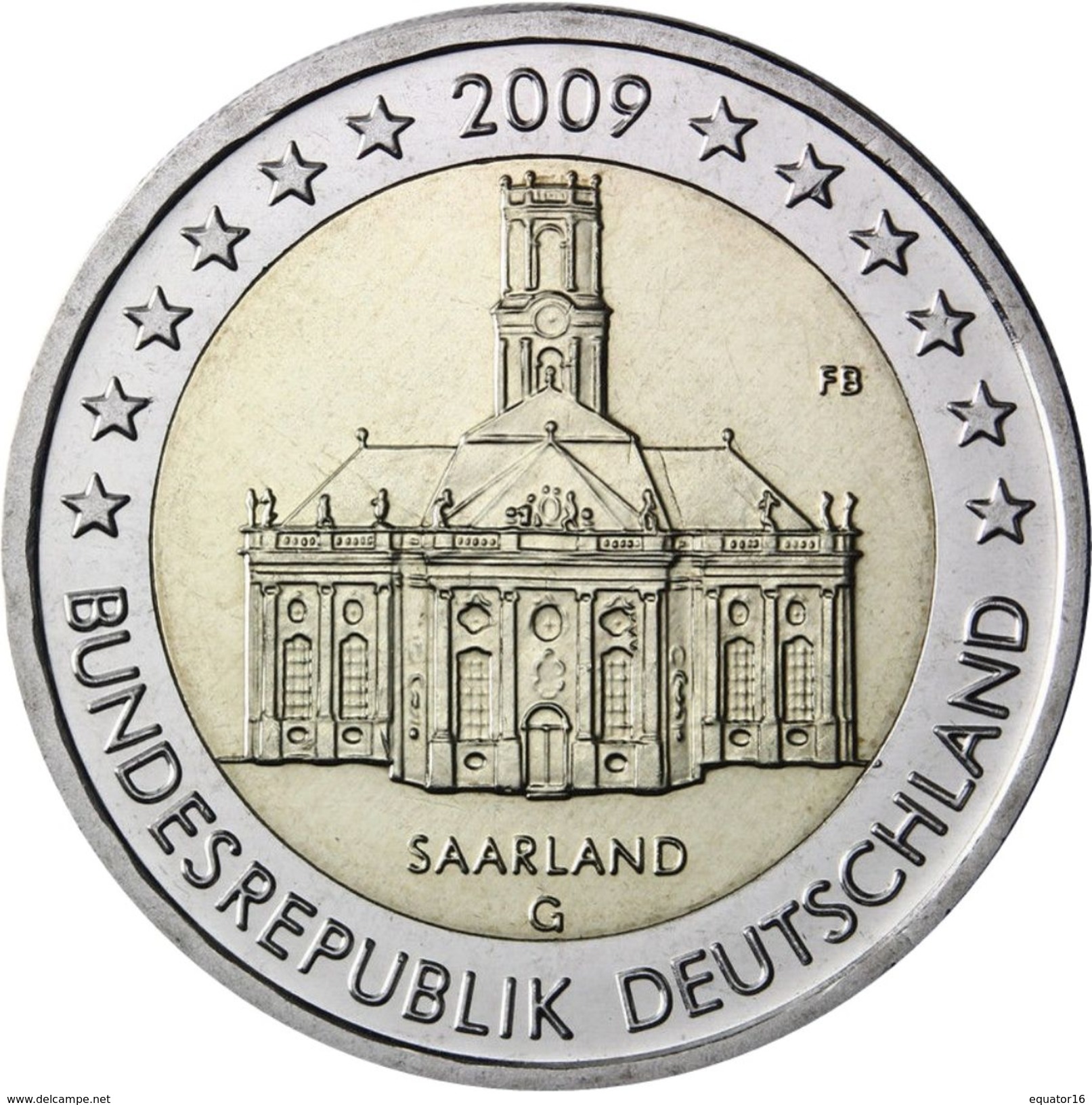 Germany 2 Euro Comm. 2009 G - Allemagne