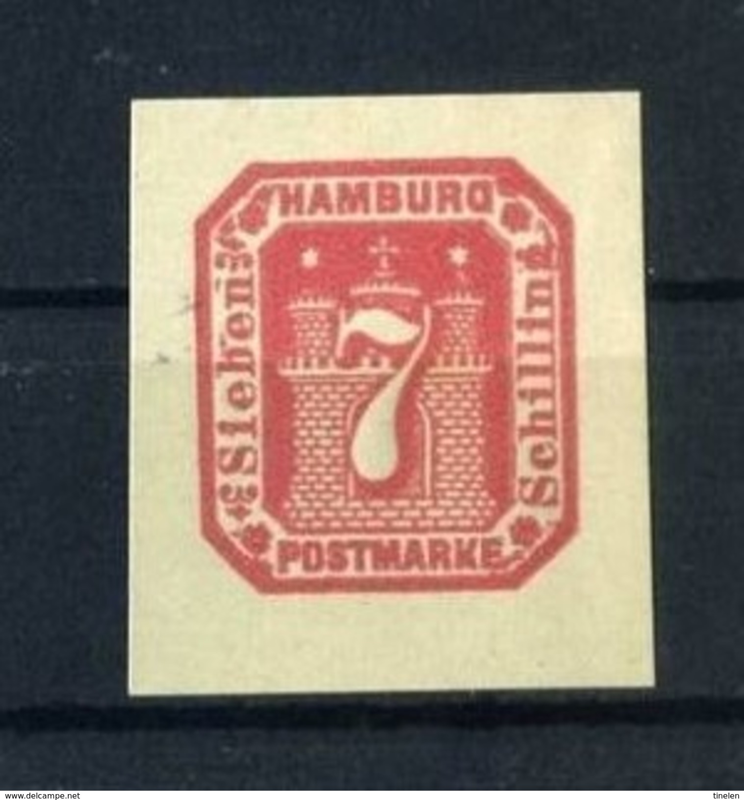 HAMBURG - 1864 /67 FREIMARKEN  7 - Hambourg