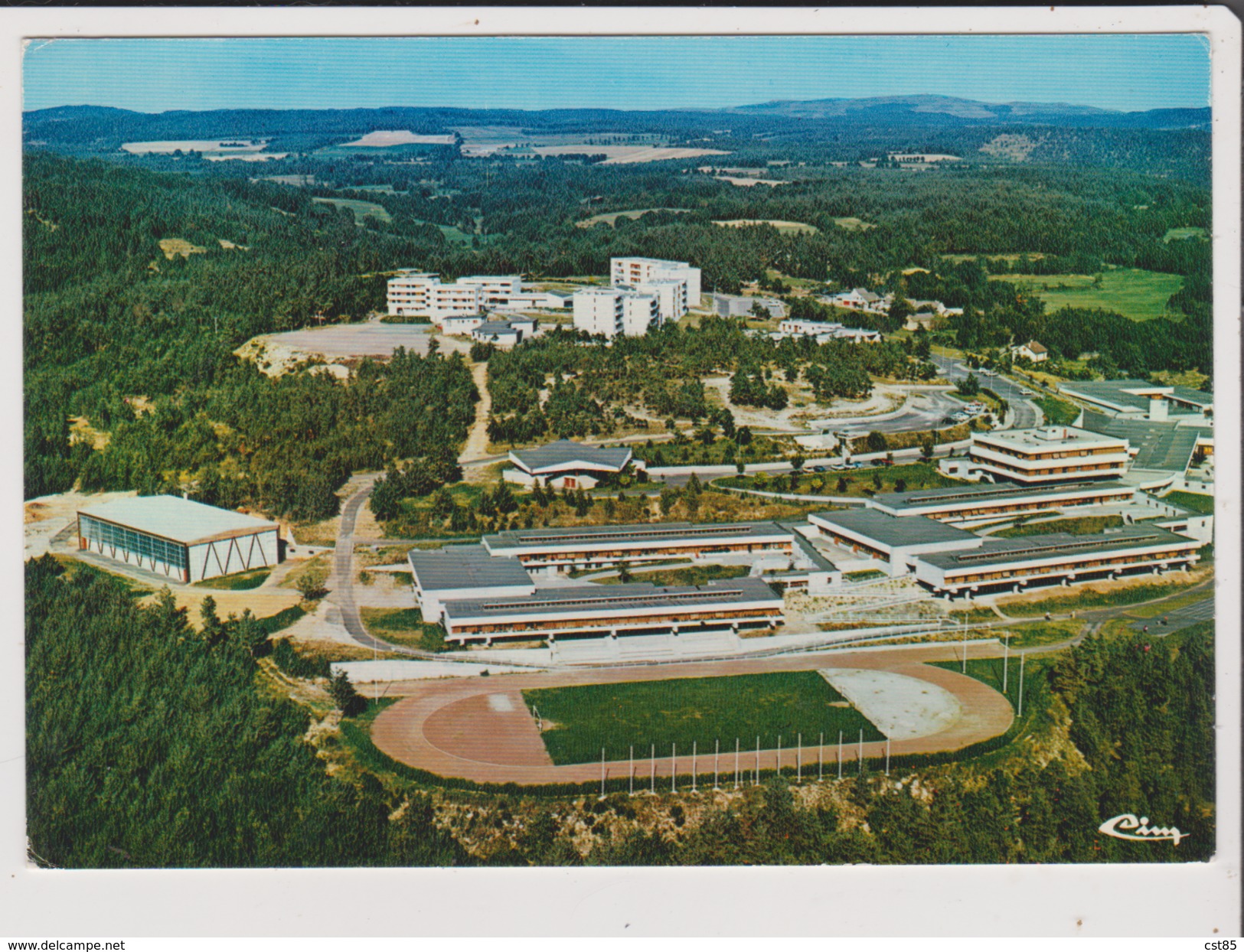 CPM - Environs De MARJEVOLS - Vue Aérienne Du C E M De MONTRODAT - Stade Terrain D'athletisme - Autres & Non Classés