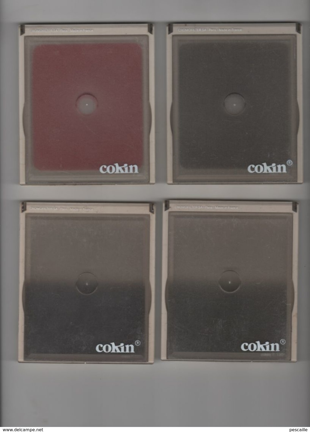 LOT DE 9 FILTRES COKIN CARRES RECTANGULAIRES ROND / SPOT / COLORS /DIFFRACTOR / P 021 / P 027 / P 030 / P 041 / P 062 / - Matériel & Accessoires