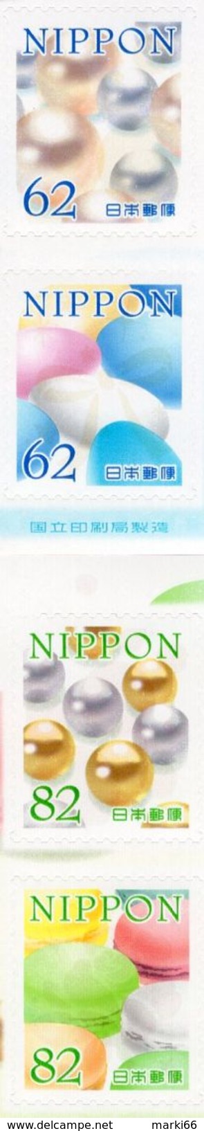 Japan - 2017 - Greetings - Celebration Design - Mint Self-adhesive Stamp Set - Neufs