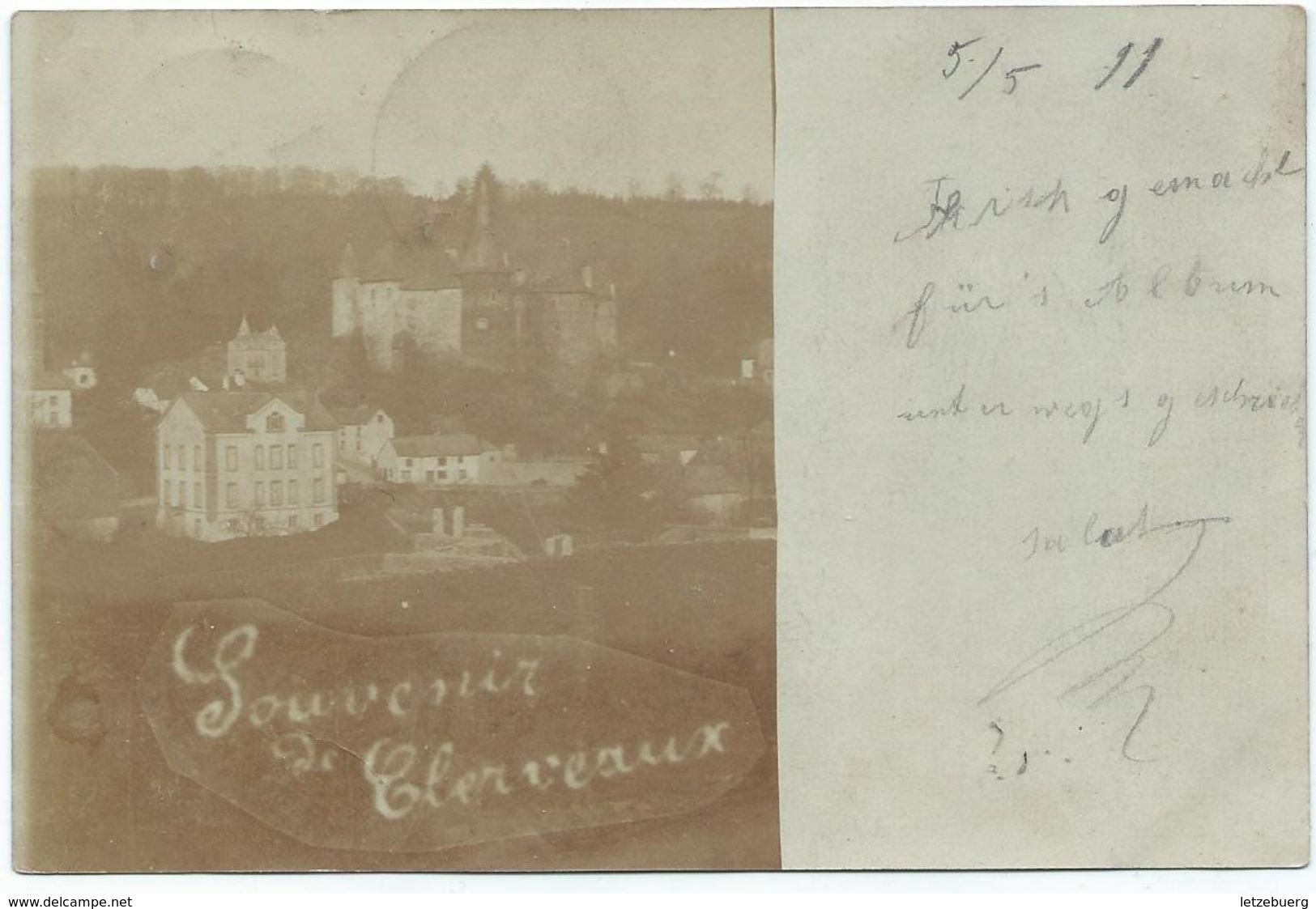 Clervaux (Klierf) - Souvenir De Clervaux (Carte Rare - Ca. 1899) - Clervaux