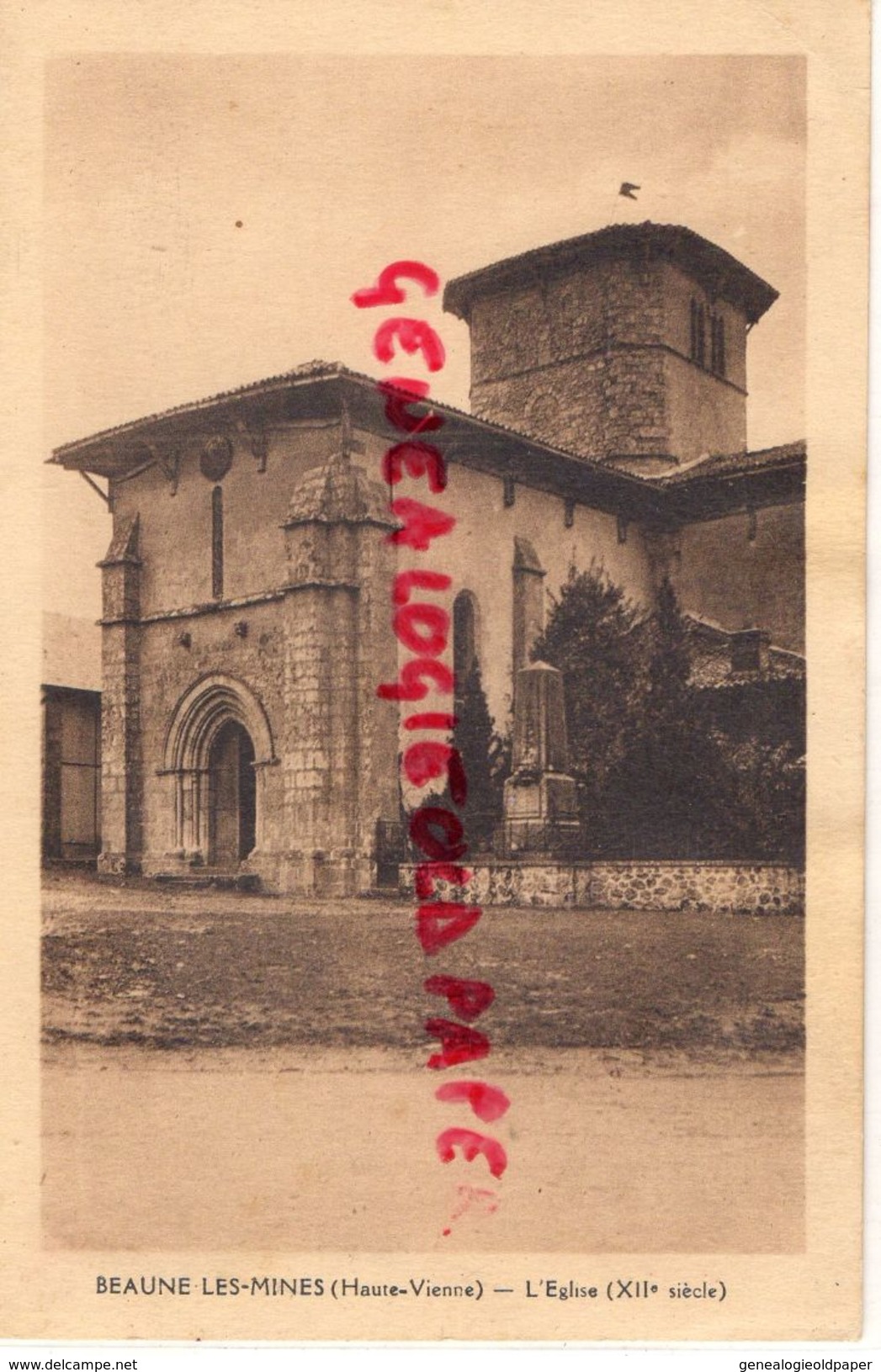 87- BEAUNE LES MINES- L' EGLISE MONUMENT AUX MORTS - Landwirtschaft