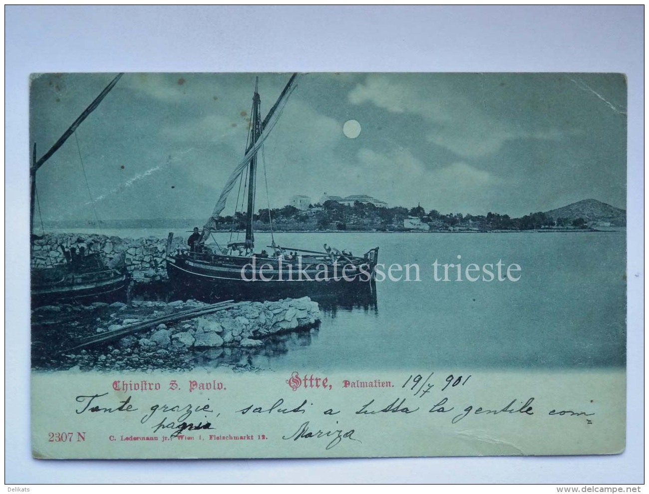 DALMAZIA Dalmatia Croazia Croatia Oltre San Paolo Galovac Isola &Scaron;koljiÄ‡ Zara Zadar  AK Postcard - Croazia