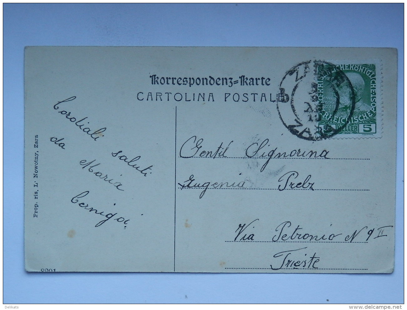 DALMAZIA Dalmatia Croazia Croatia Zara Zadar Barcagno Pescatori Fisherman AK Postcard - Croazia