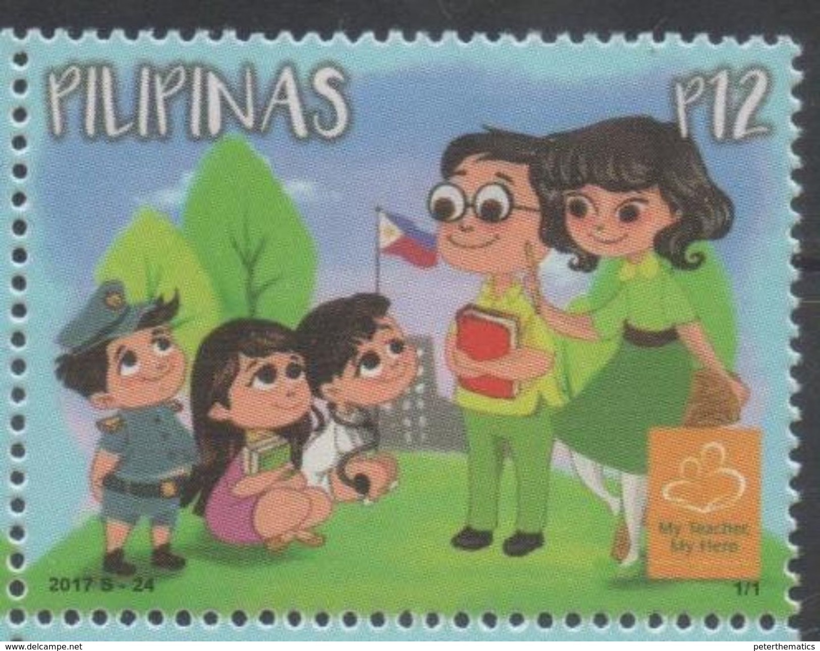 PHILIPPINES, 2017, MNH, TEACHERS MONTH, EDUCATION, 1v - Sonstige & Ohne Zuordnung