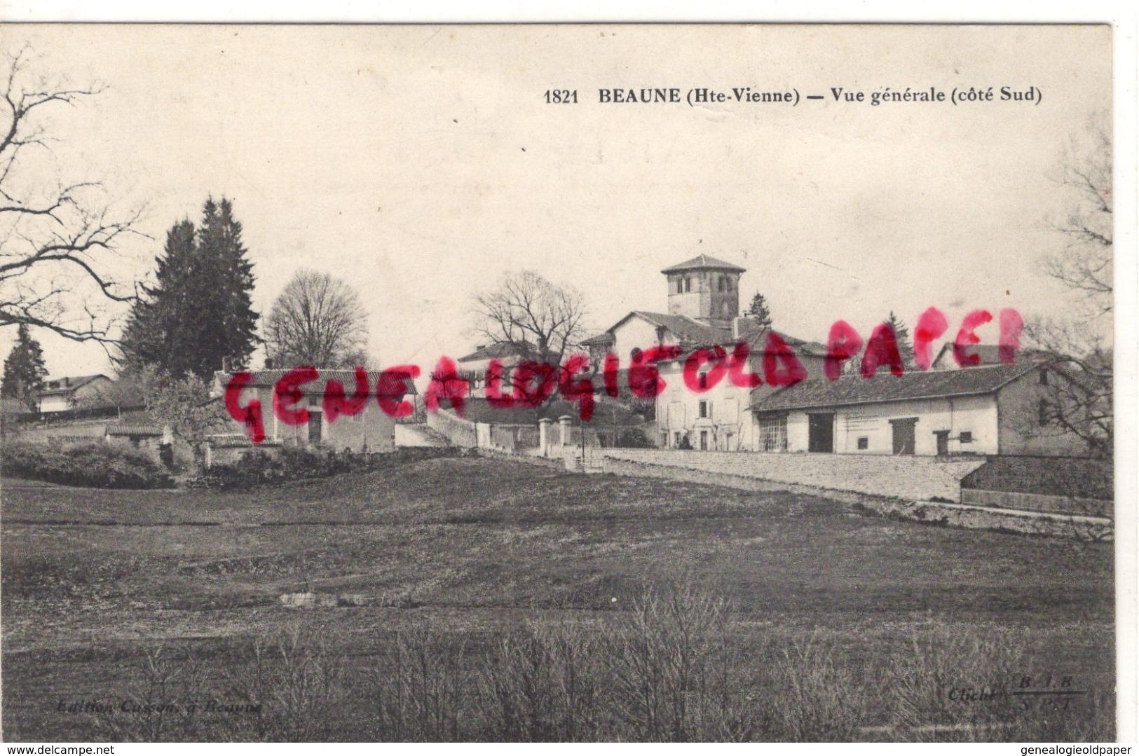 87- BEAUNE LES MINES- VUE GENERALE COTE SUD - Landwirtschaft