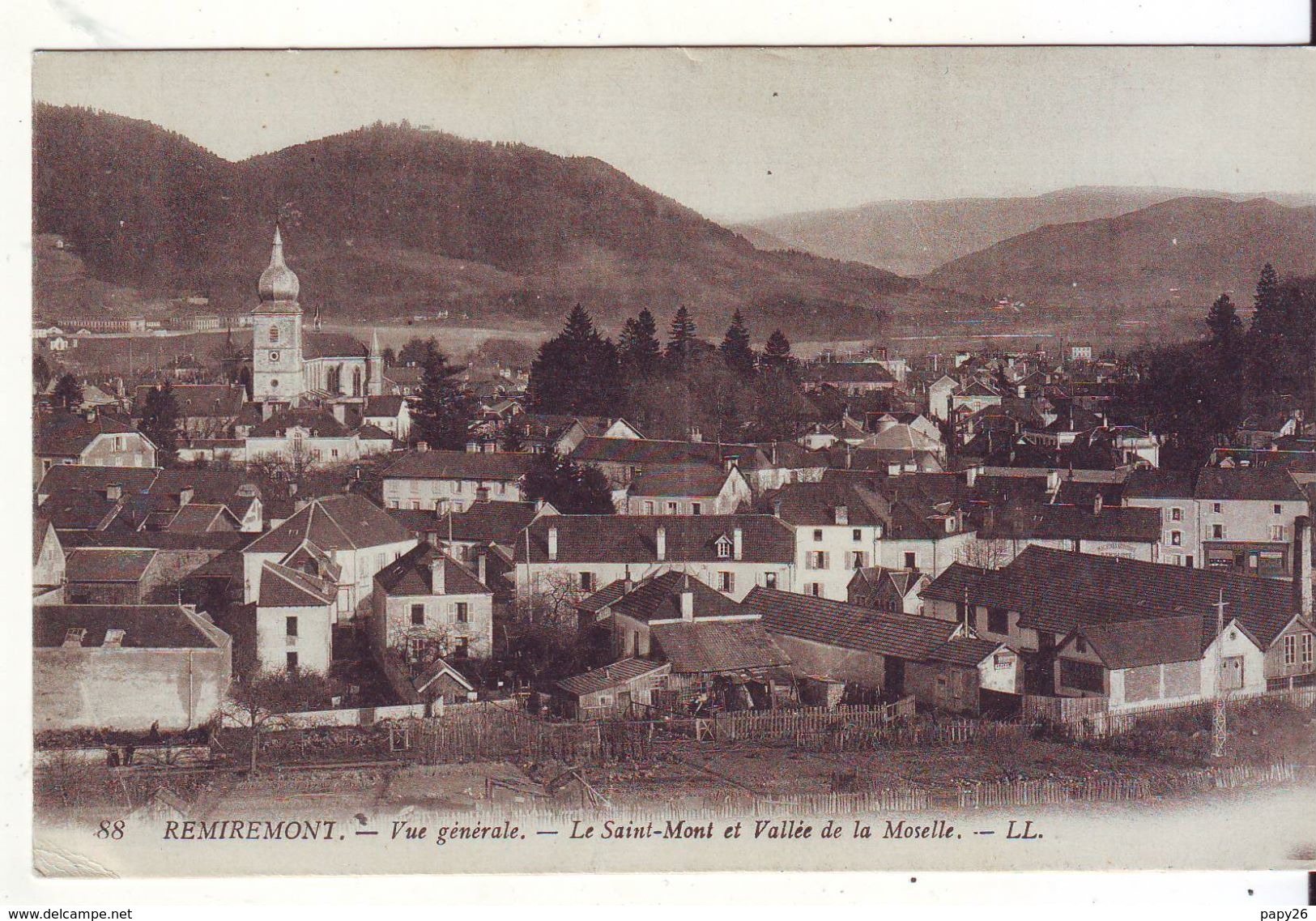 Cpa Remiremont  Vue Générale - Remiremont