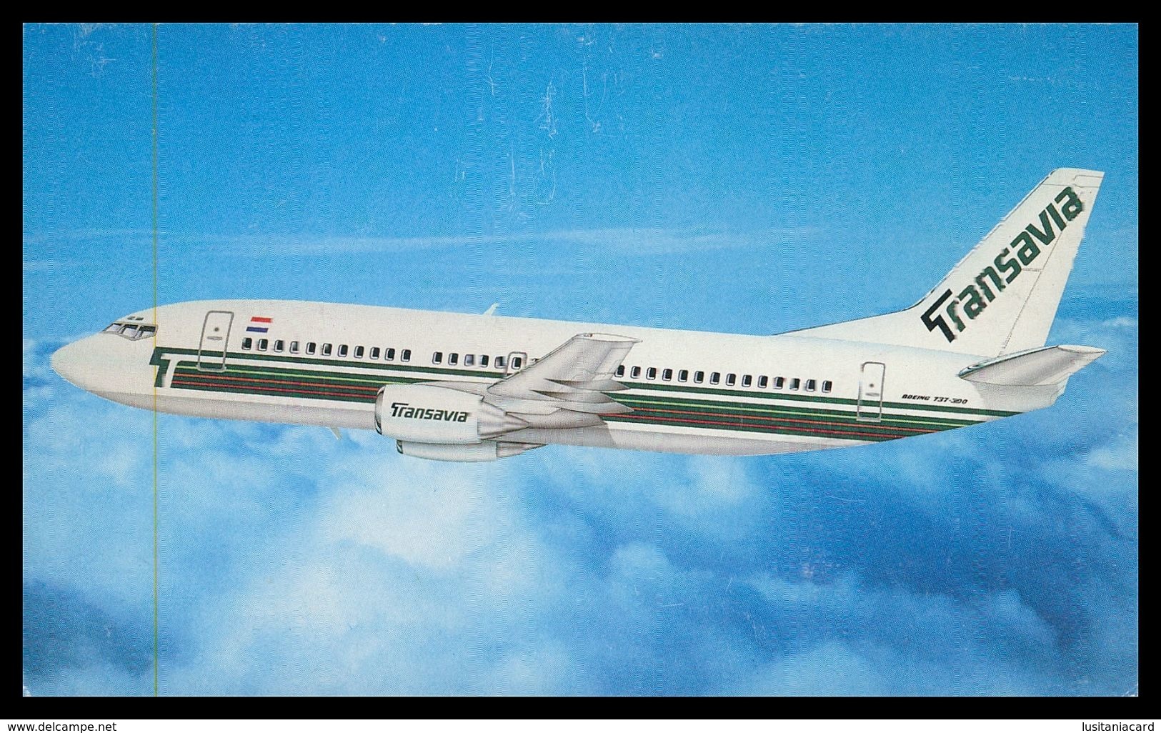 AIRPLANES - MODERN ERA -« TRANSAVIAS » Boeing 737-300. Carte Postale - 1946-....: Moderne