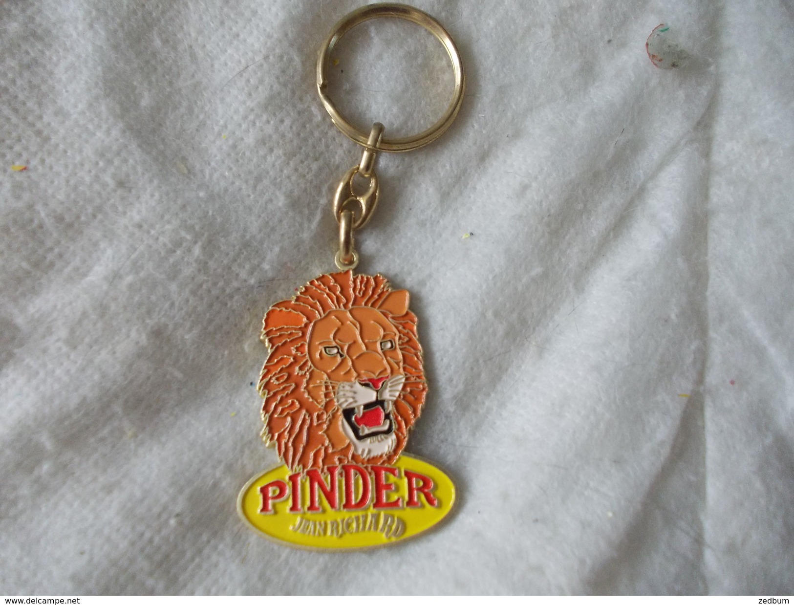 Porte-clefs Cirque Pinder Jean Richard Avec Lion - Key-rings