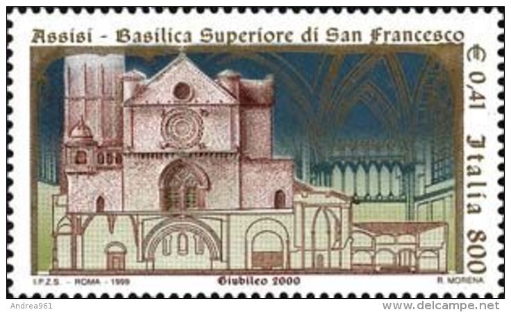 1999 - Basilica Di S. Francesco In Assisi - Nuovo - 1991-00: Mint/hinged