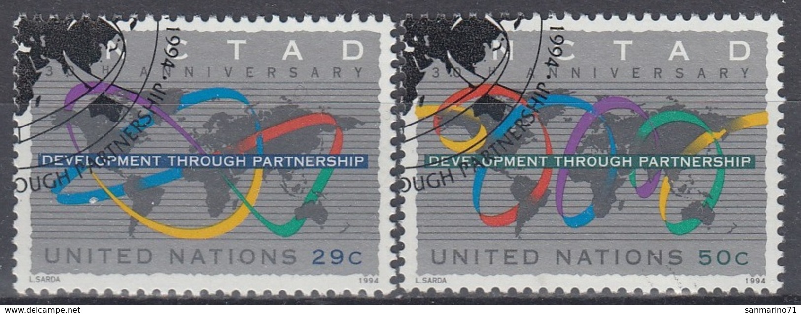 UNITED NATIONS New York 677-678,used - Oblitérés
