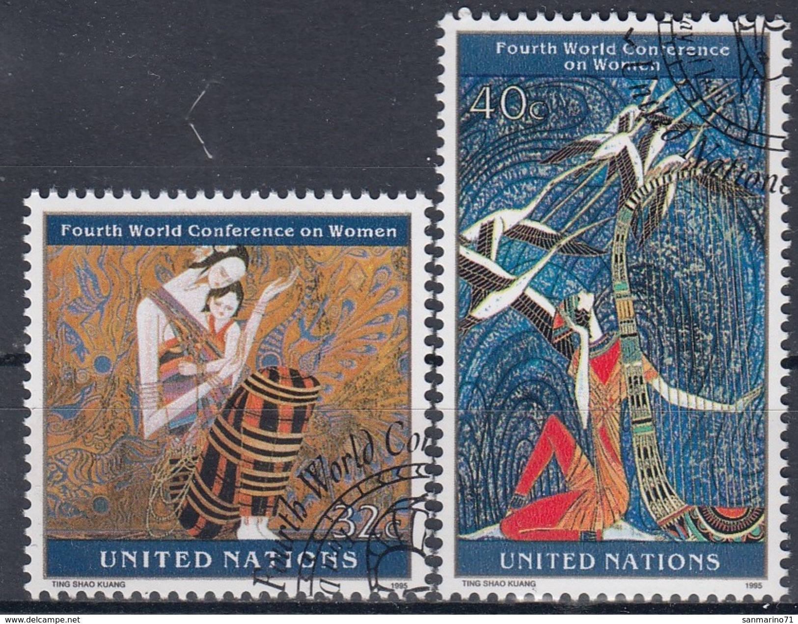 UNITED NATIONS New York 689-690,used - Used Stamps