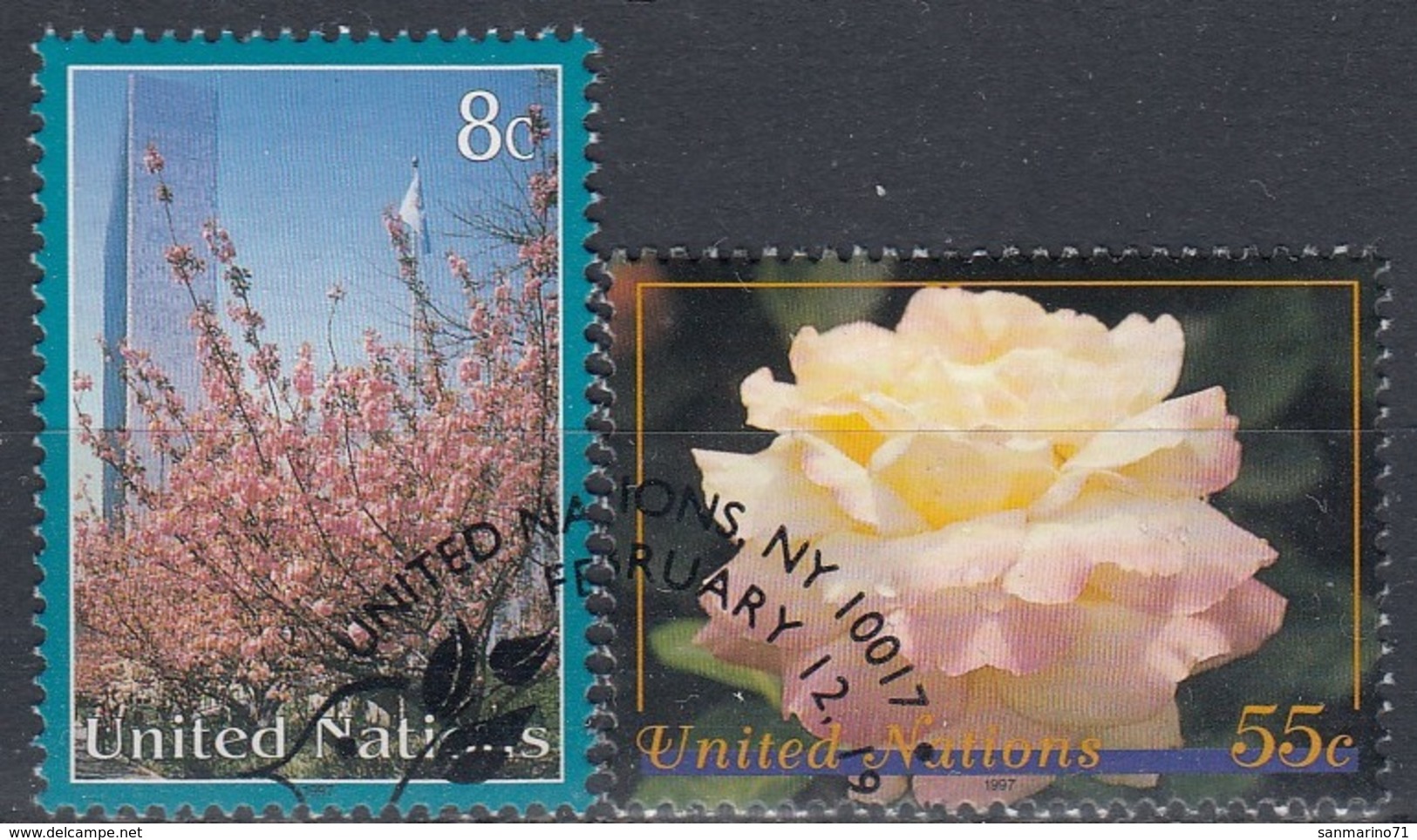 UNITED NATIONS New York 730-731,used - Used Stamps