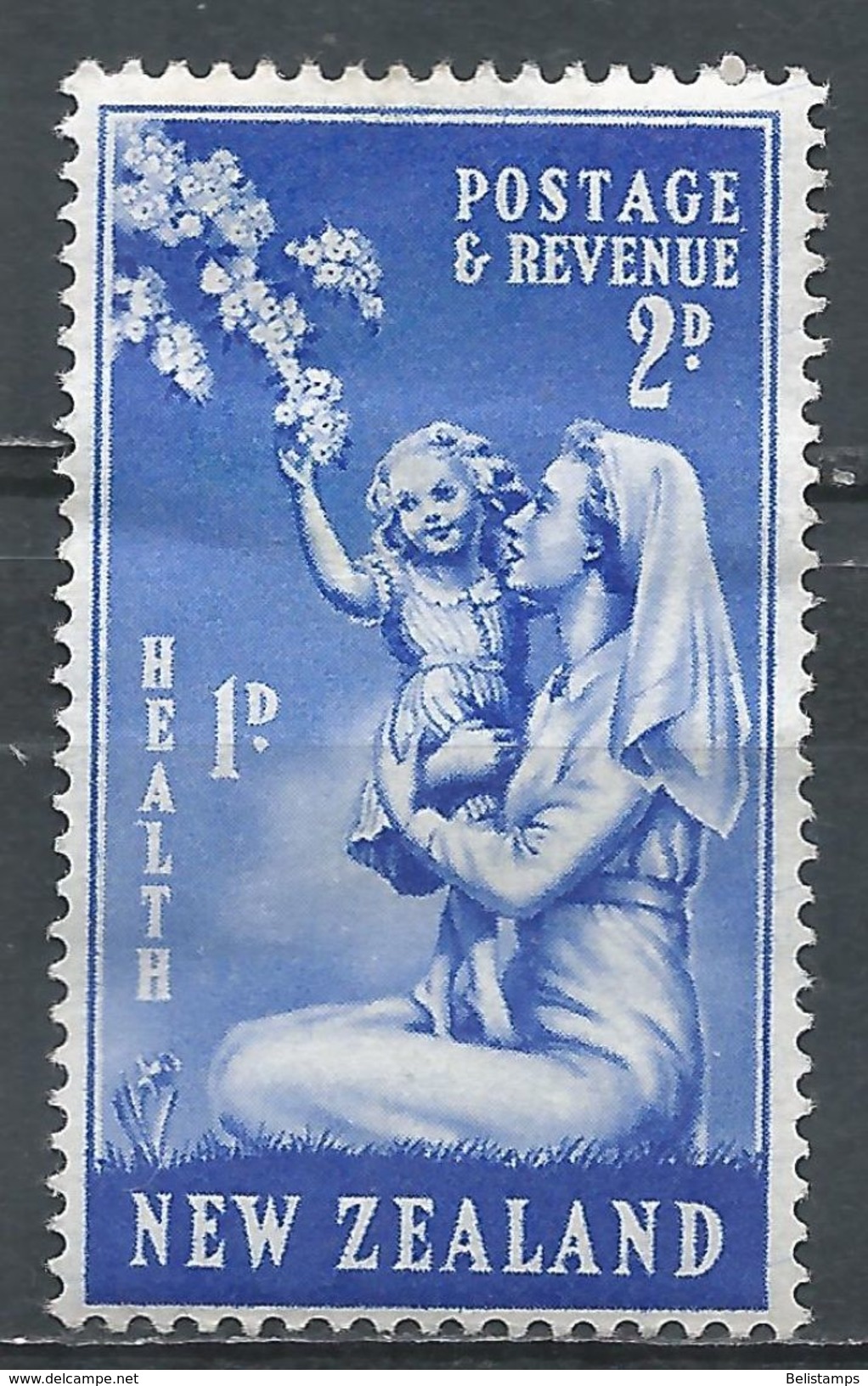 New Zealand 1949. Scott #B35 (M) Nurse And Child - Neufs