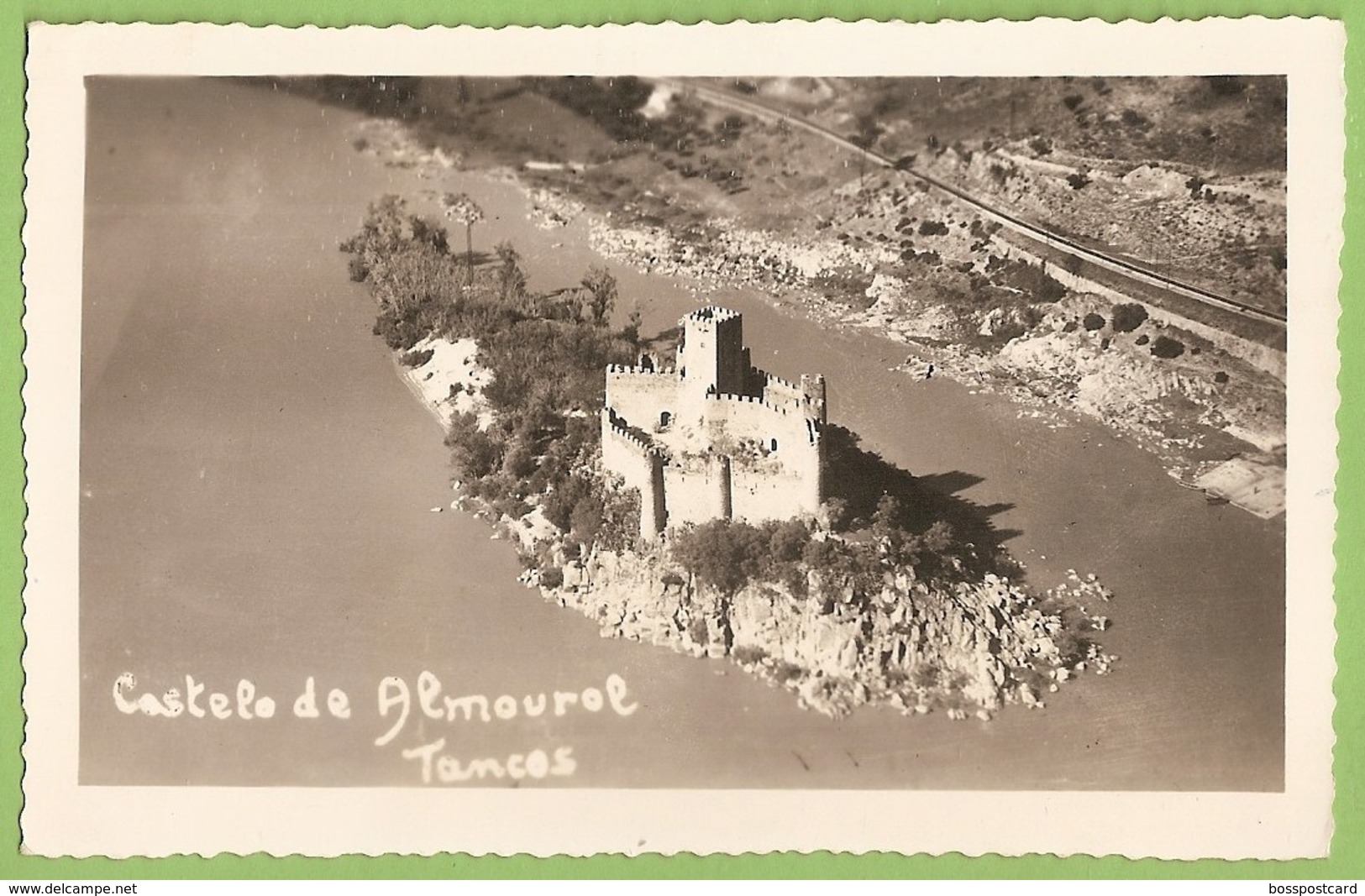 Almourol - Vista Aérea Do Castelo (Fotográfico) - Castle - Château. Tancos. Vila Nova Da Barquinha. Santarém. - Santarem