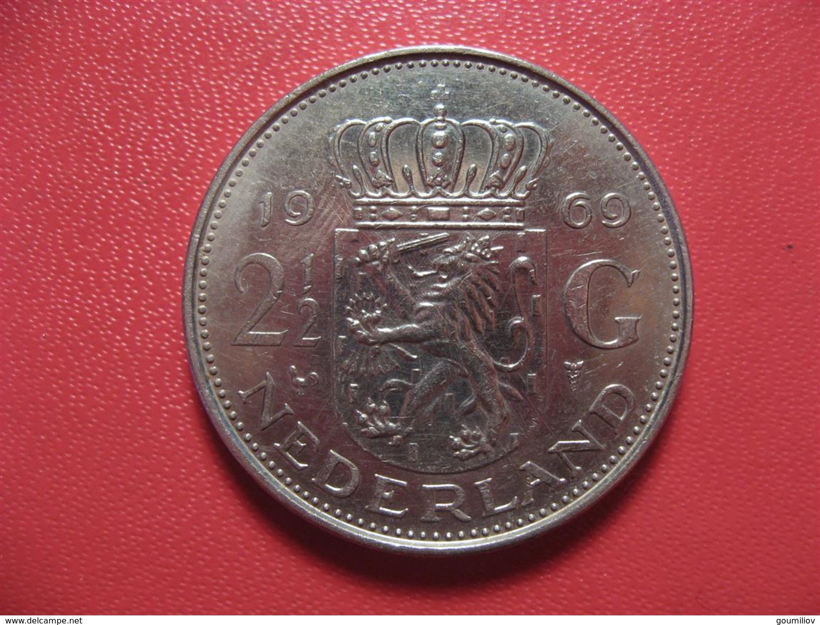 Pays-Bas - 2 1/2 Gulden 1969 7065 - 2 1/2 Gulden