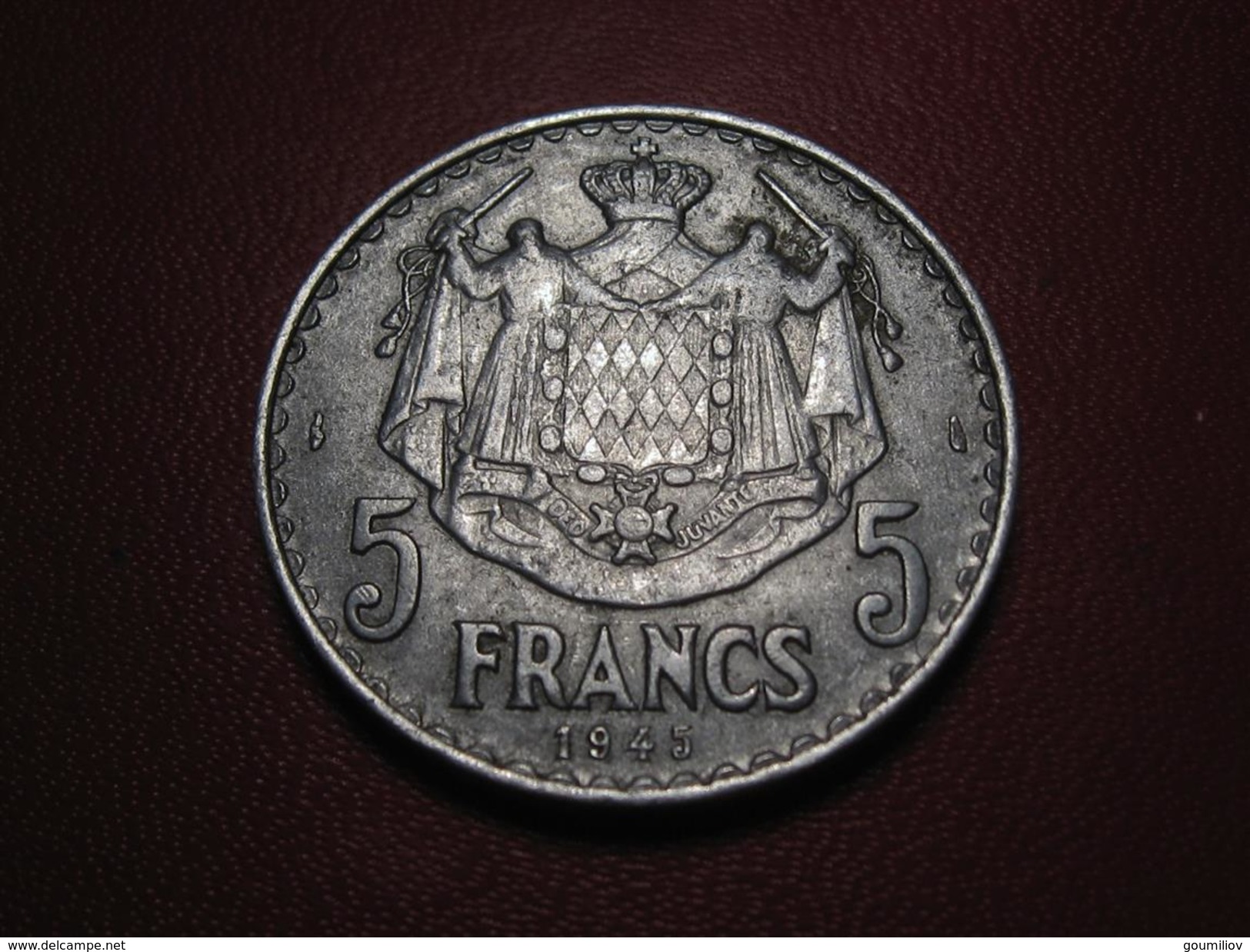 Monaco - 5 Francs 1945 Louis II 7222 - 1922-1949 Louis II