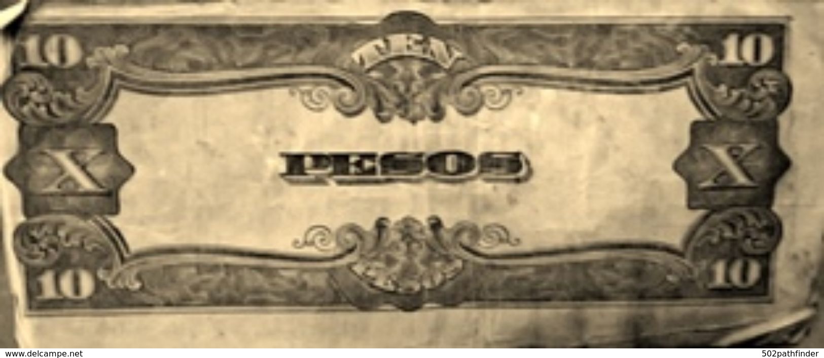 10 (X) TEN PESOS () The JAPANESE GOVERNMENT  {23} 0076816 - Philippines