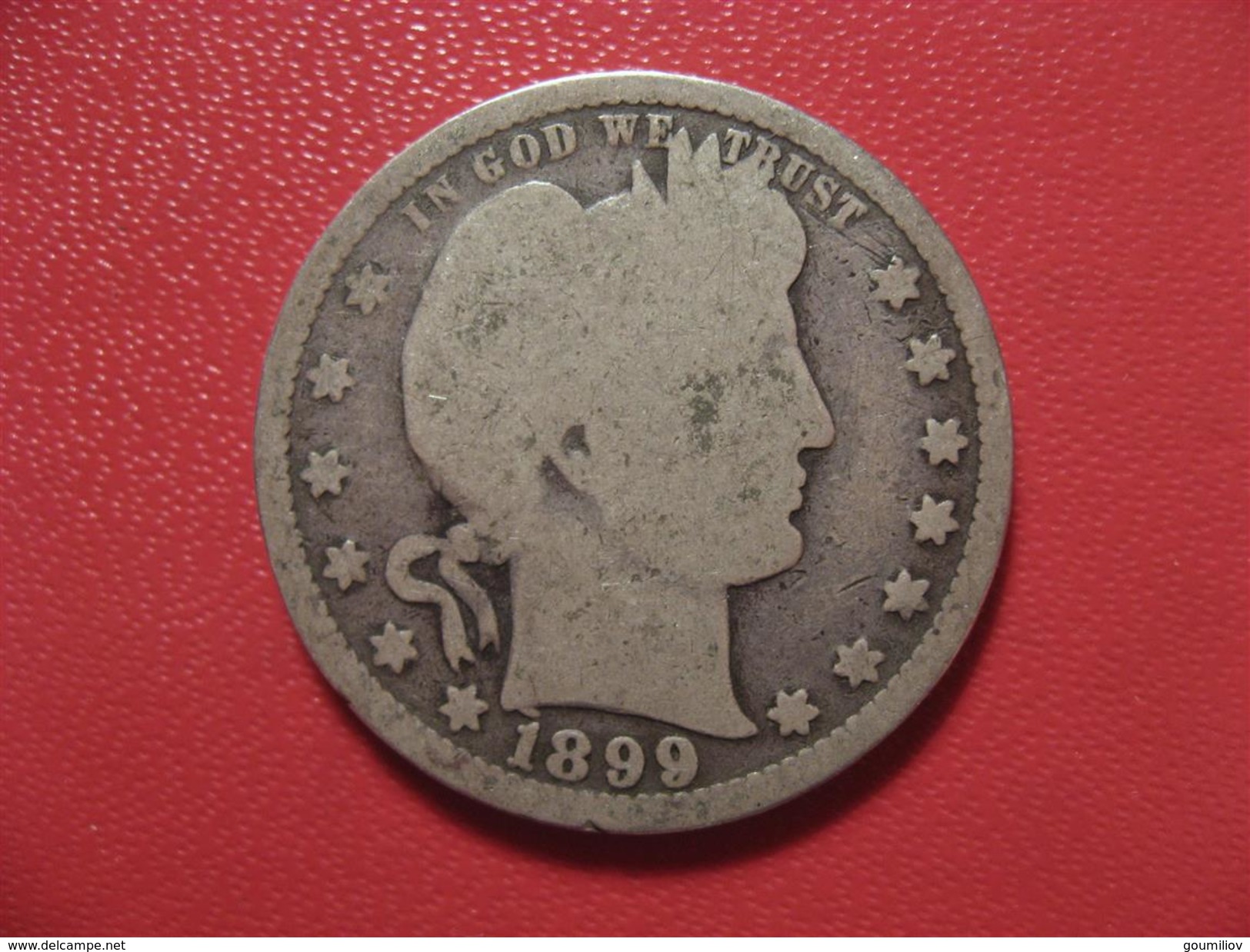 Etats-Unis - USA - Quarter Dollar 1899 6902 - 1892-1916: Barber