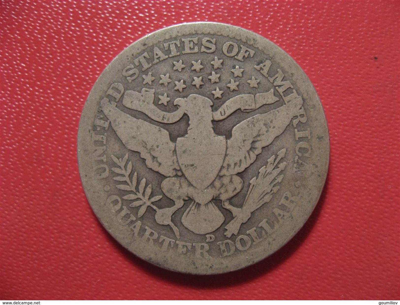 Etats-Unis - USA - Quarter Dollar 1916 D 6904 - 1892-1916: Barber