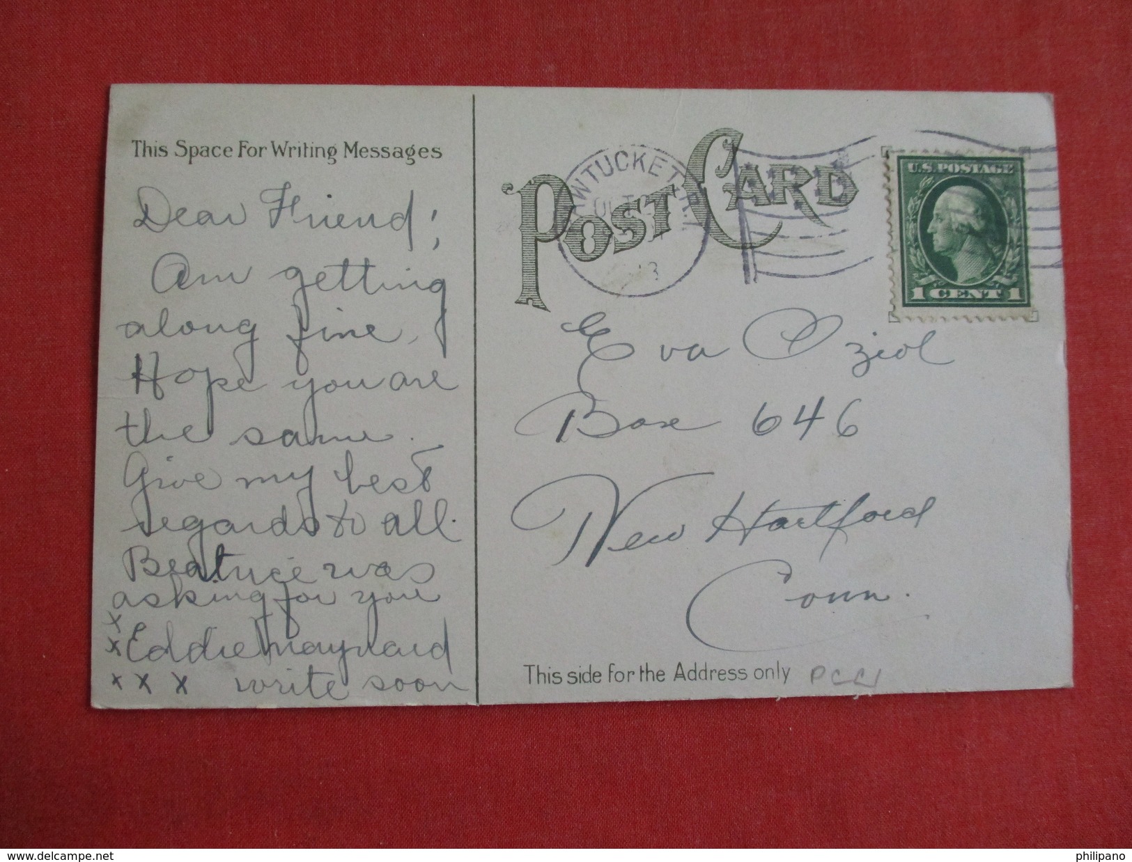 Post Office  Rhode Island > Pawtucket Ref 2785 - Pawtucket