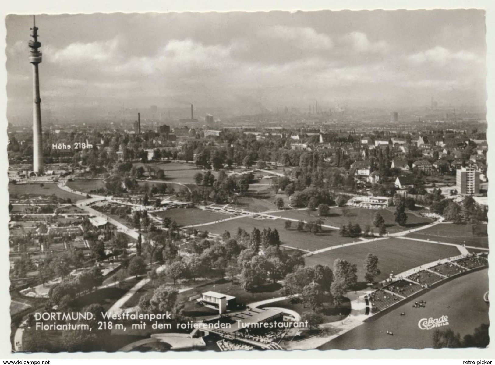 AK  Dortmund Blick über Den Westfalenpark 1965 ? - Dortmund