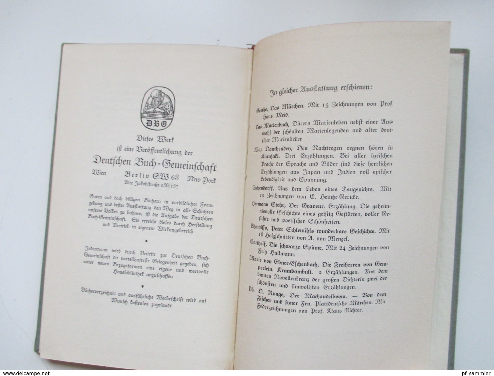 Grillparzer Der arme Spielmann. Erzählung mit 20 Zeichnungen von Karl Mar Schultheiß 1930er Jahre!