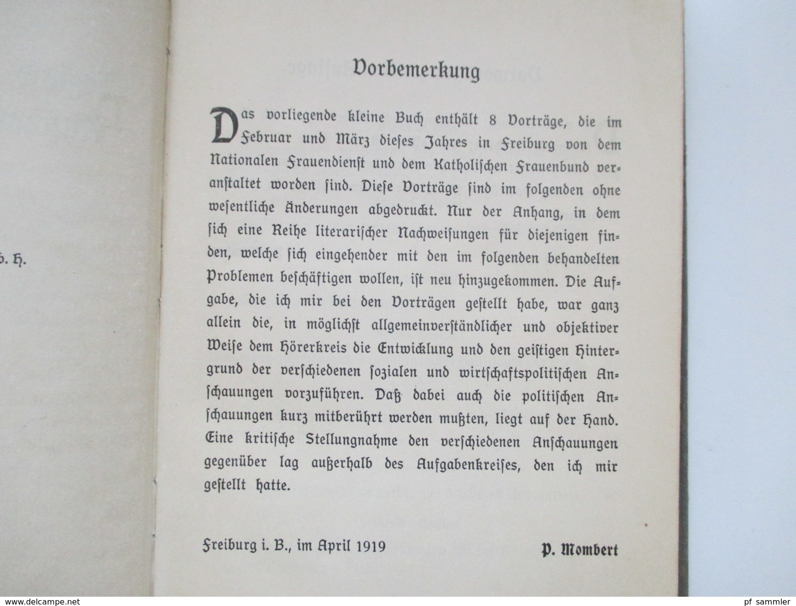 Soziale Und Wirtschaftspolitische Anschauungen In Deutschland P. Mombert. Wissenschaft Und Bildung. 1928 - Alte Bücher