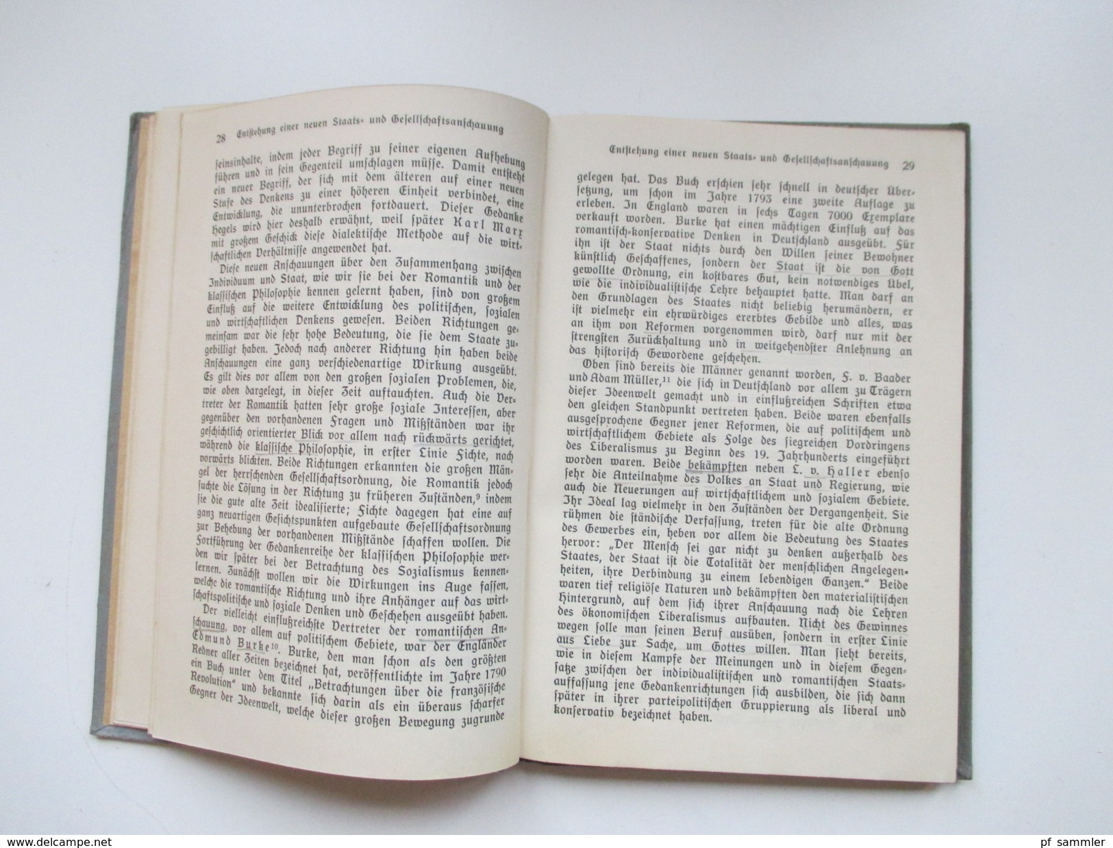 Soziale und wirtschaftspolitische Anschauungen in Deutschland P. Mombert. Wissenschaft und Bildung. 1928